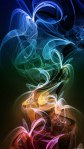 neon smoke htc one wallpapers for mobile 1080x1920 hd