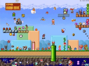 mario bros wallpaper