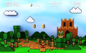 super mario bros background desktop