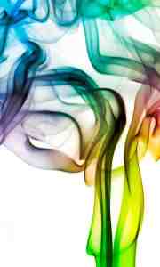 neon smoke abstract wallpaper for mobile phone 480x800