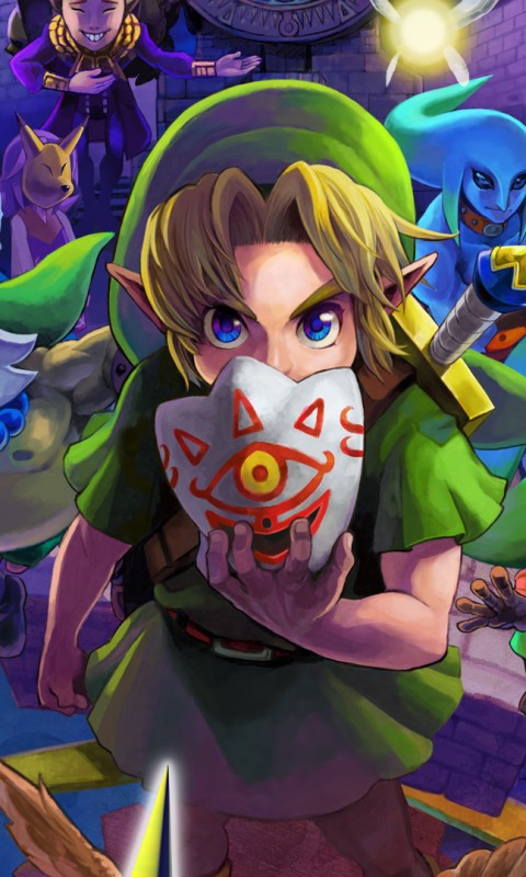 the legend of zelda in majoras mask wallpaper