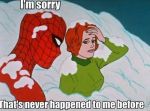 spiderman funny meme thats never happend before