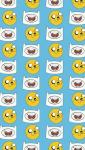 Adventure time pattern finn jake homescreen hd