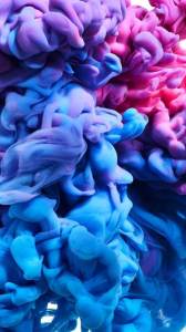 Beautiful pink blue colored smoke mobile wallpaper