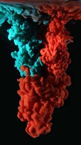 Colored smoke cellphone wallpaper 720x1280