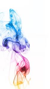 Rainbow color smoke 720x1280 hd wallpaper mobile