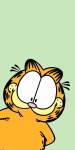 Garfield green wallpaper for mobile