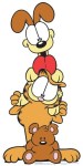 Garfield pooky and odie wallpaper for mobile