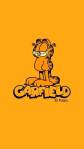 Orange garfield logo hd mobile wallpaper