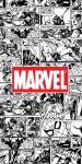 700x1400 marvel art black white wallpaper for mobile