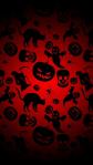 Red black spooky halloween mobile background 1080x1920