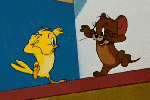 Cute tom and jerry animated gif