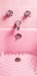 Lovely pink bathroom bath tub qhd mobile background 1440x2960