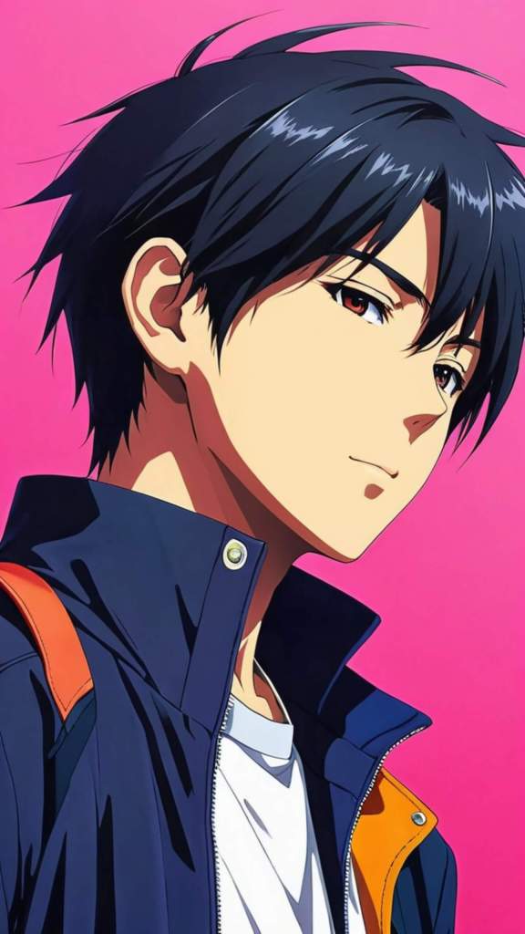 Handsome male anime character mobile phone wallpaper 1440x2560